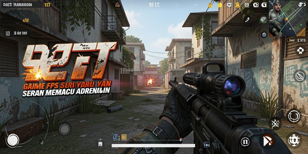 Screenshot dari gameplay <strong>9ET</strong> menunjukkan aksi tembak-menembak yang mendebarkan.