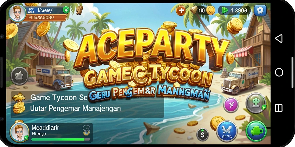 Tampilan gameplay <strong>ACEPARTY</strong> yang seru dan penuh tantangan.