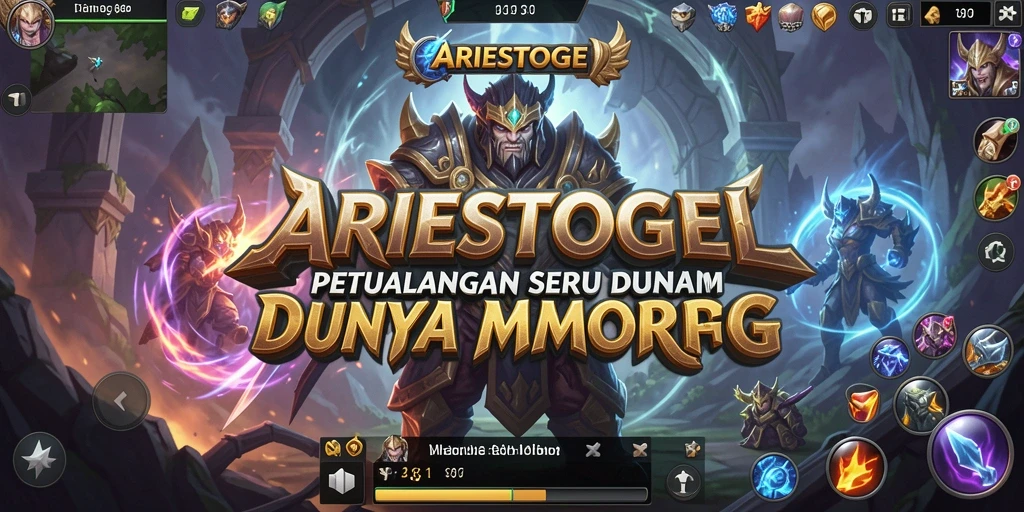 Screenshot gameplay ARIESTOGEL menampilkan aksi petualangan seru.
