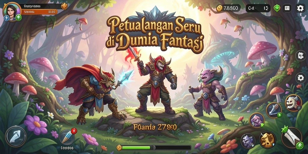 Tampilan gameplay C7890 menampilkan aksi mendebarkan di dunia petualangan.