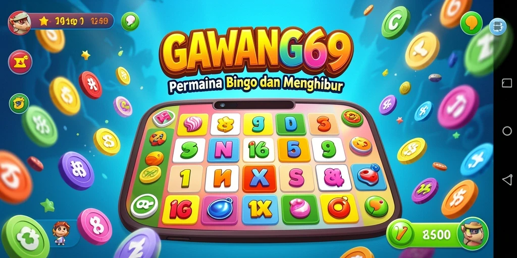 Tampilan menarik dari gameplay Bingo GAWANG69.