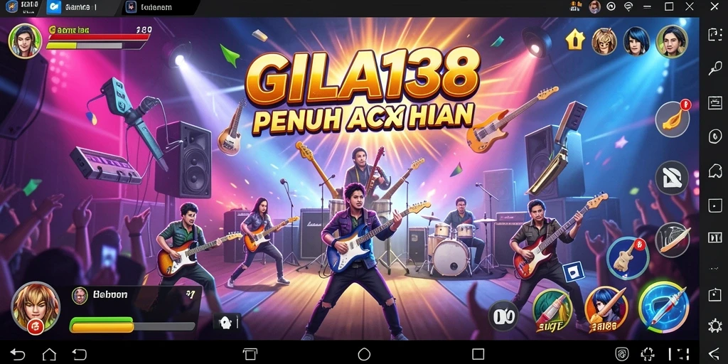 Tampilan gameplay GILA138 yang seru dan interaktif dalam bermain musik.