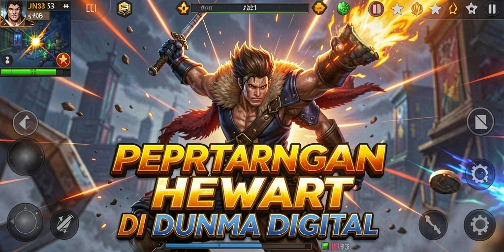 Tangkapan layar JIN33 menunjukkan juara bertarung di arena penuh aksi.