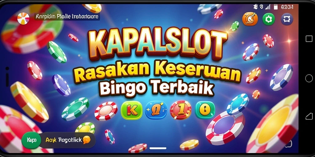 Tampilan menarik gameplay Bingo di KAPALSLOT