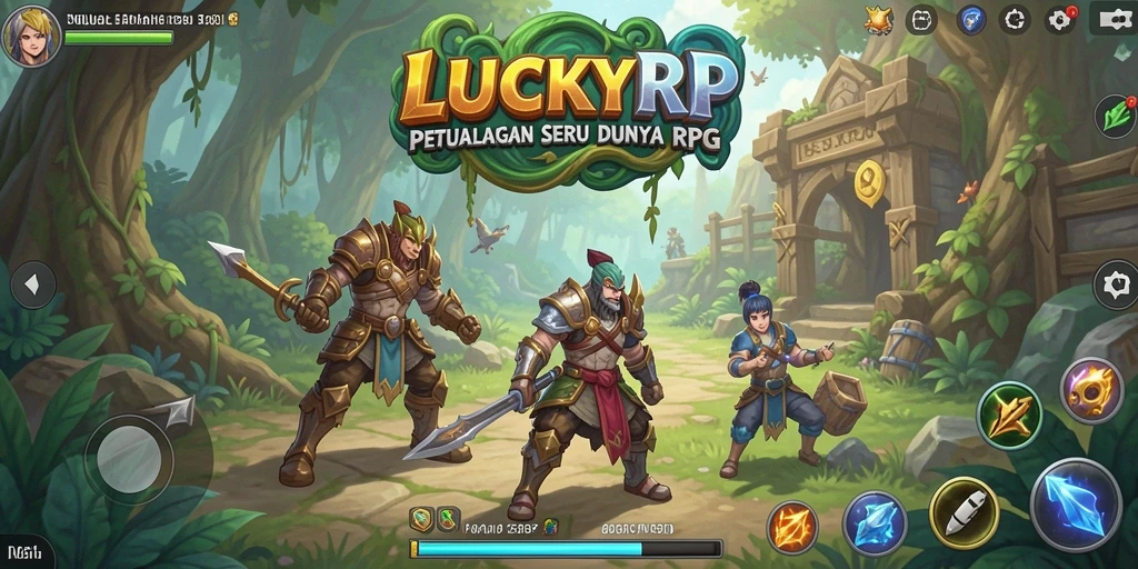 Gameplay seru dan menyenangkan di dunia RPG LUCKYRP.