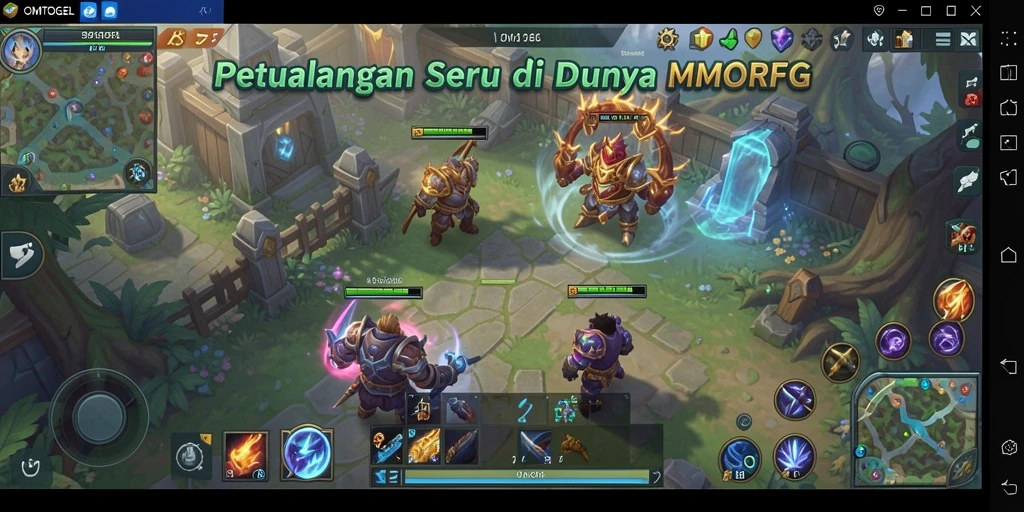 Tampilan gameplay seru dari OMTOGEL yang mengasyikkan.