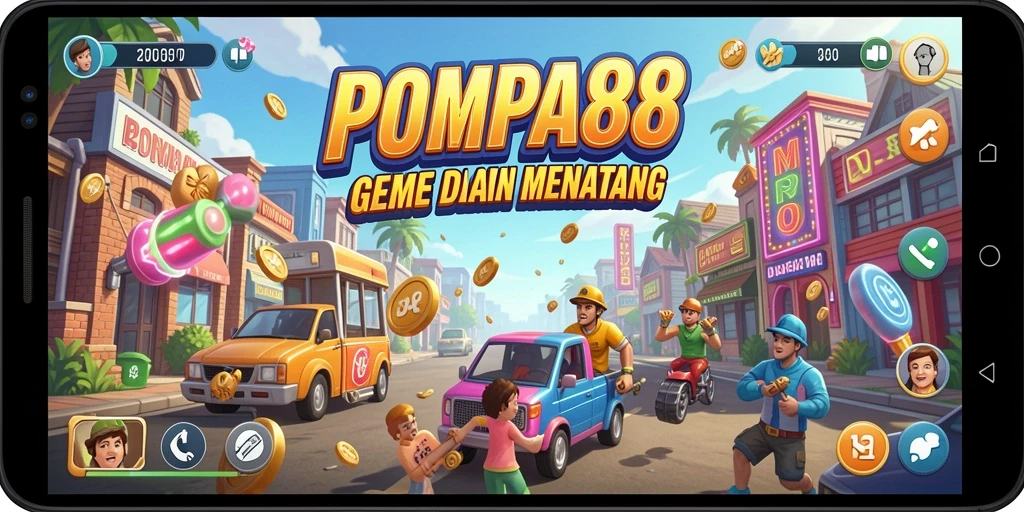 Screenshot menampilkan gameplay seru dari POMPA88 dengan grafik yang menawan.