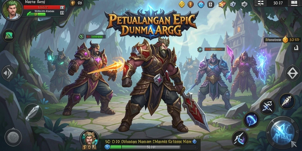 Tampilan aksi mendebarkan dalam gameplay ARPG SD107.