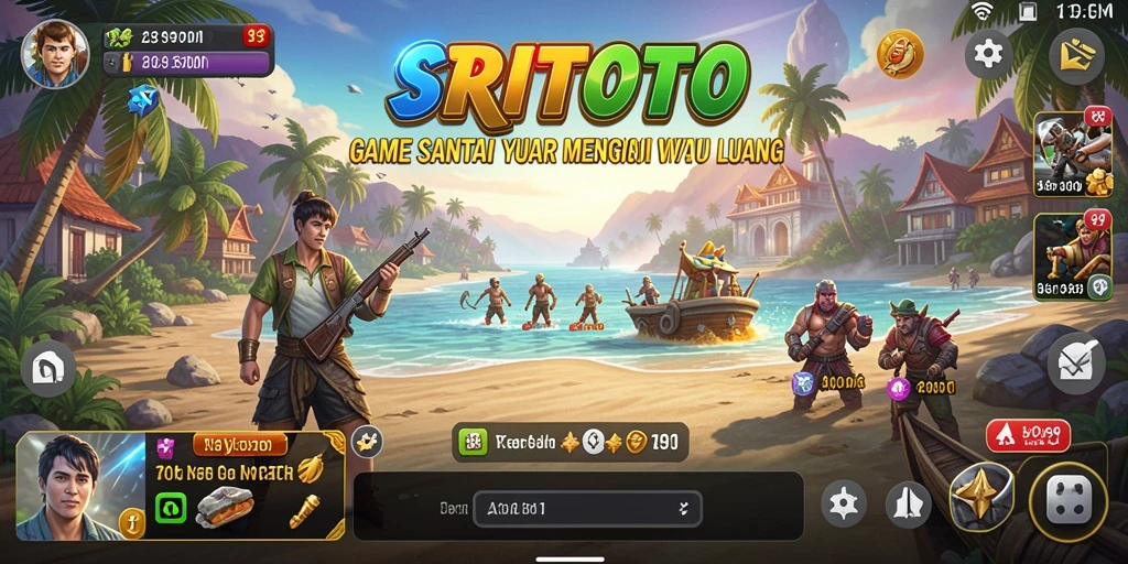 Tampilan gameplay <strong>SRITOTO</strong> yang cerah dan menarik.