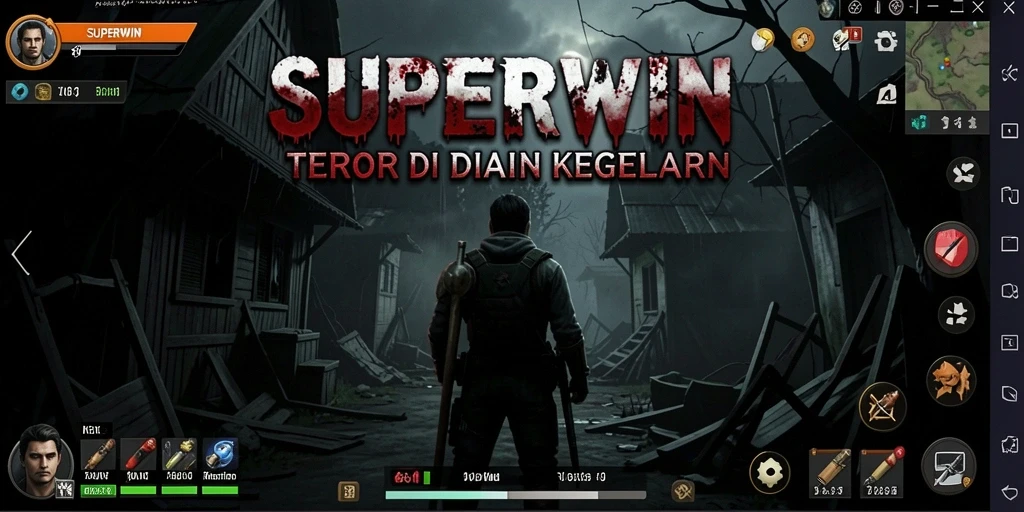 Gameplay menakutkan di dalam dunia penuh misteri dan kegelapan.