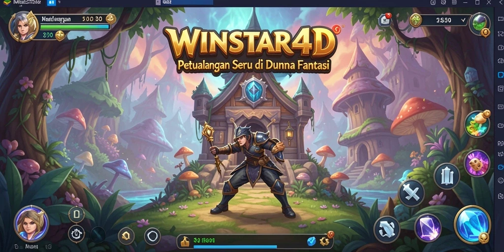 Tampilan gameplay seru dari WINSTAR4D yang memukau.